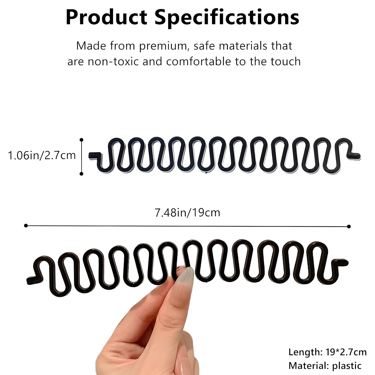 5 Pcs Hair Braiding Tool with Hook, Magic Twist Roller Bun Maker, DIY Hair Styling Accessories for Creating Elegant Hairstyles, Suitable for All Hair Types (Black)
