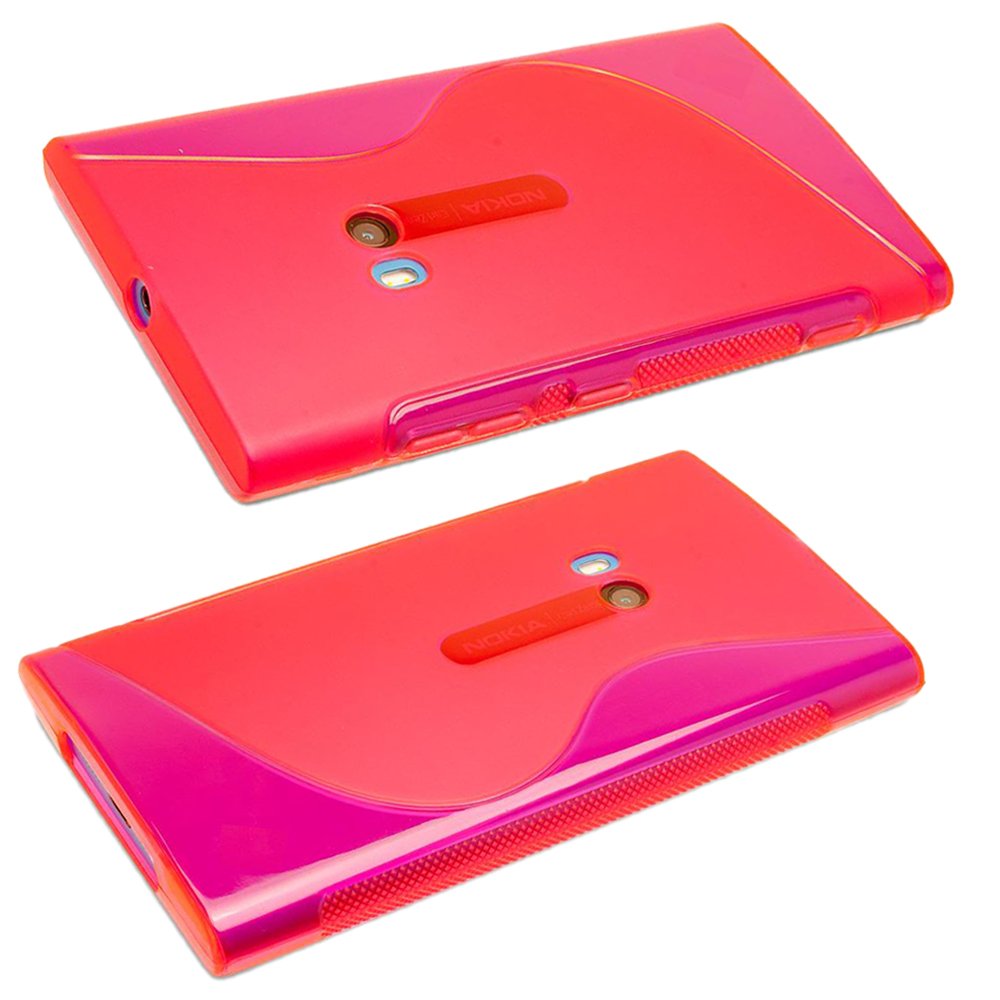 Pacco Da 3 Cover Per Nokia Lumia 930, Silicone S-Line, Trasparente/nero/blu + Penna + 3 Pellicole - 2