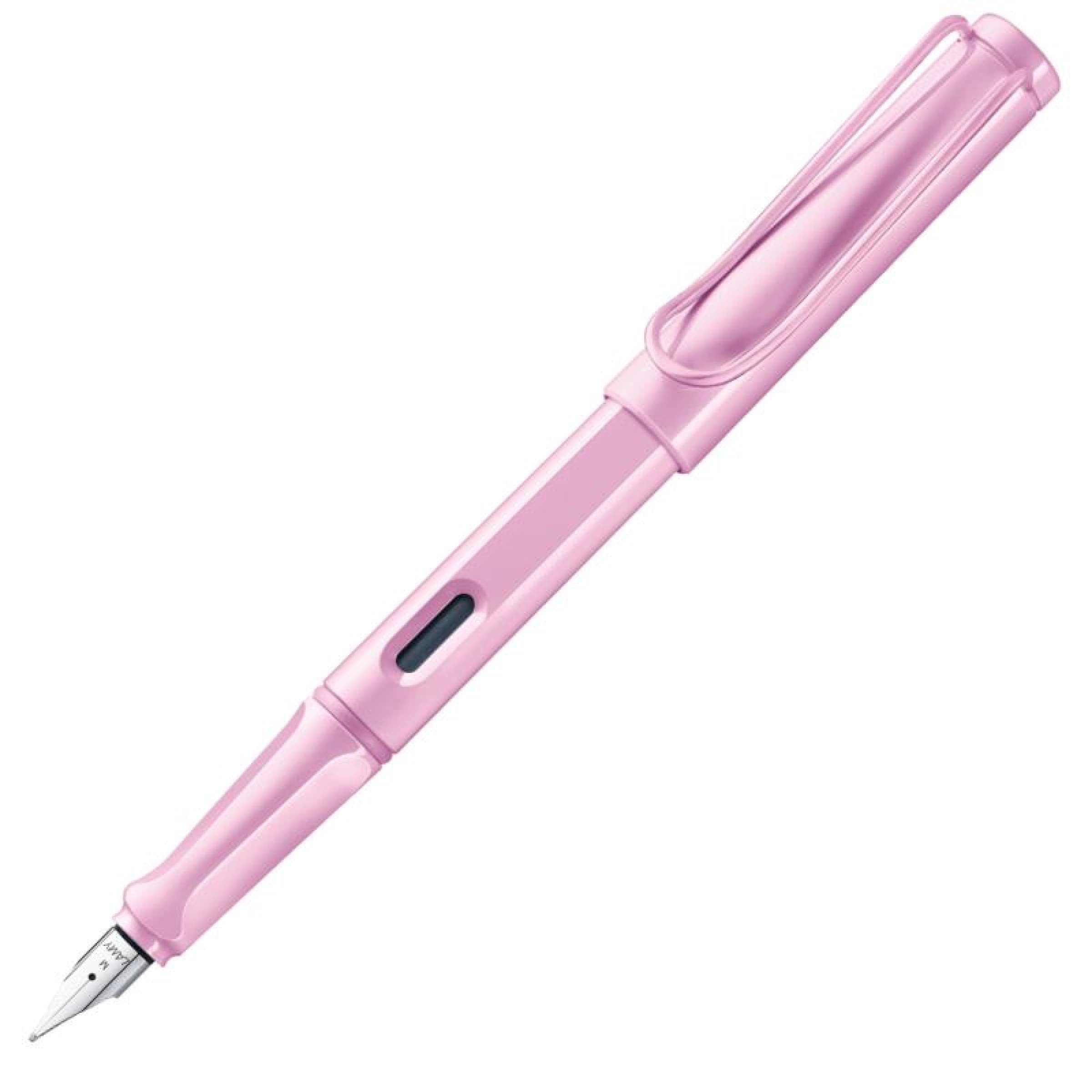Lamy Set di 1 penna stilografica Safari 0D2 in pennino fine e 1 set di 3 cartucce d'inchiostro T10 in confezione originale – colore inchiostro blu