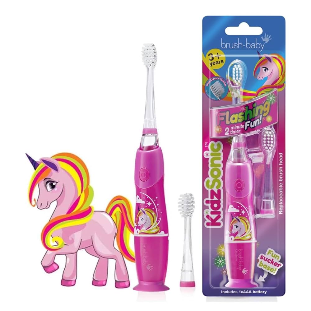 Amazon.com: Brush-Baby - KidzSonic Unicorn Kids Electric