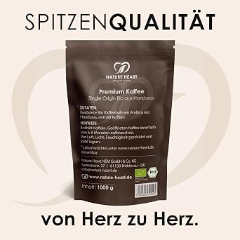 Nature Heart Premium Honduras Single Origin Arabica Coffee Beans