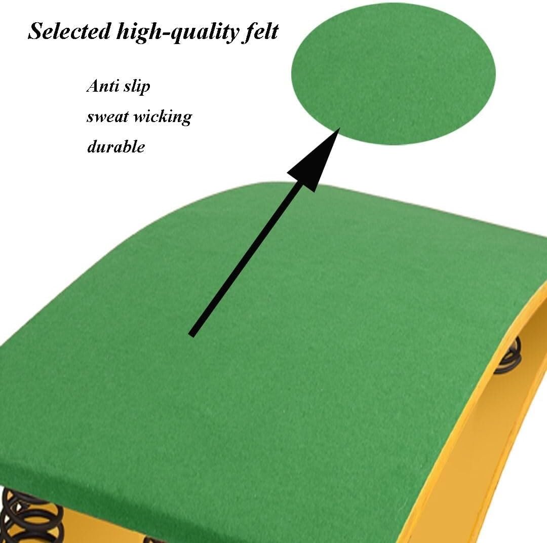 Spring Assisted Gymnastics Springboard, Heavy Duty Training Equipment for Schools Sports Clubs, Anti-Slip High Elasticity