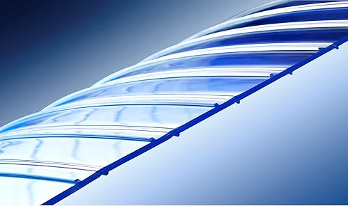 Miniatura 9 de Strivide Rollo de cortina de PVC para puerta a granel, tamaño estándar, liso, transparente, 6 pulgadas de ancho x 0.06 de grosor, aprobado por NSF