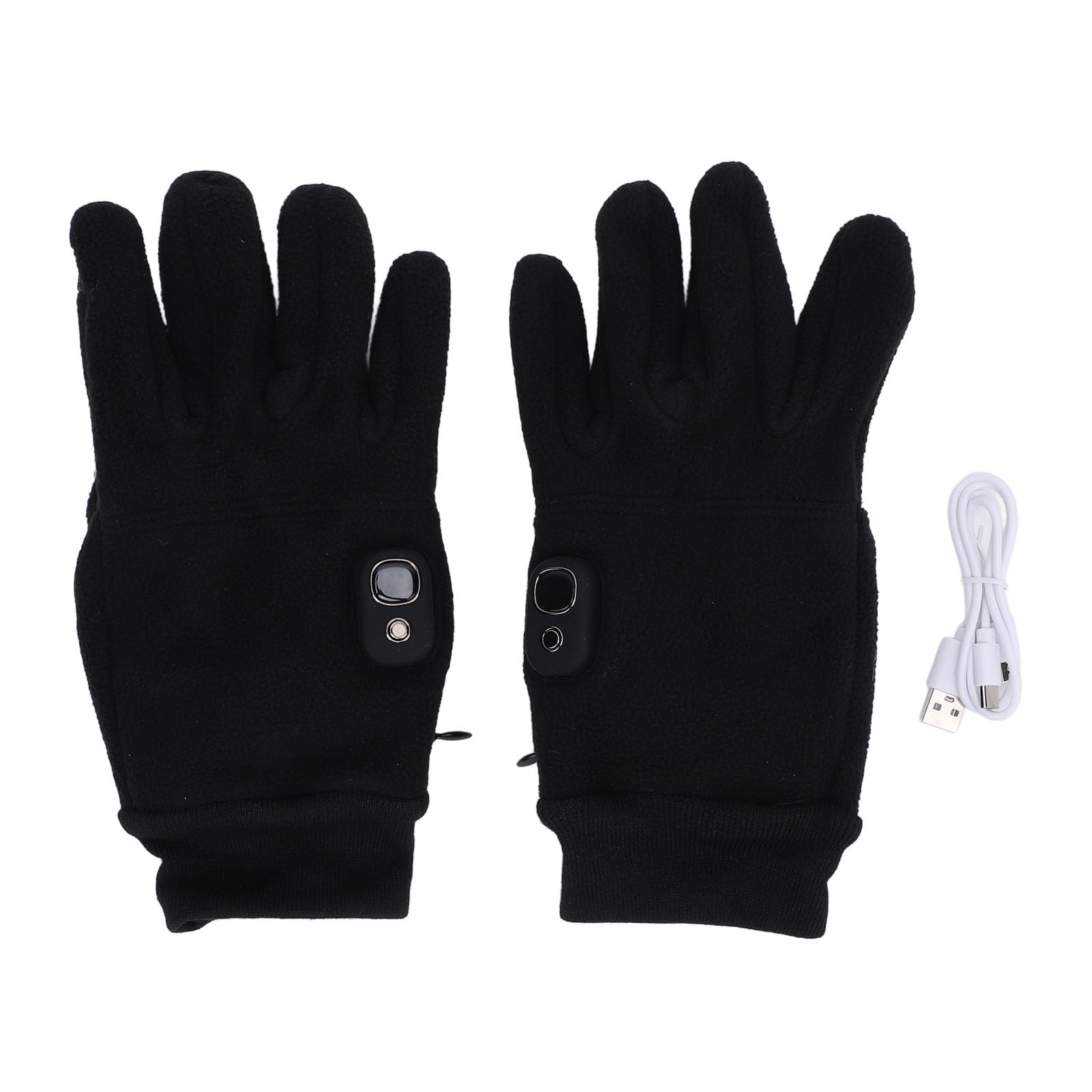 Chauffants Rechargeables avec 3 Niveaux de Température, Imperméables, Coupe-vent, pour écran Tactile, pour Hommes et Femmes, Randonnée par Temps Froid, Cyclisme
