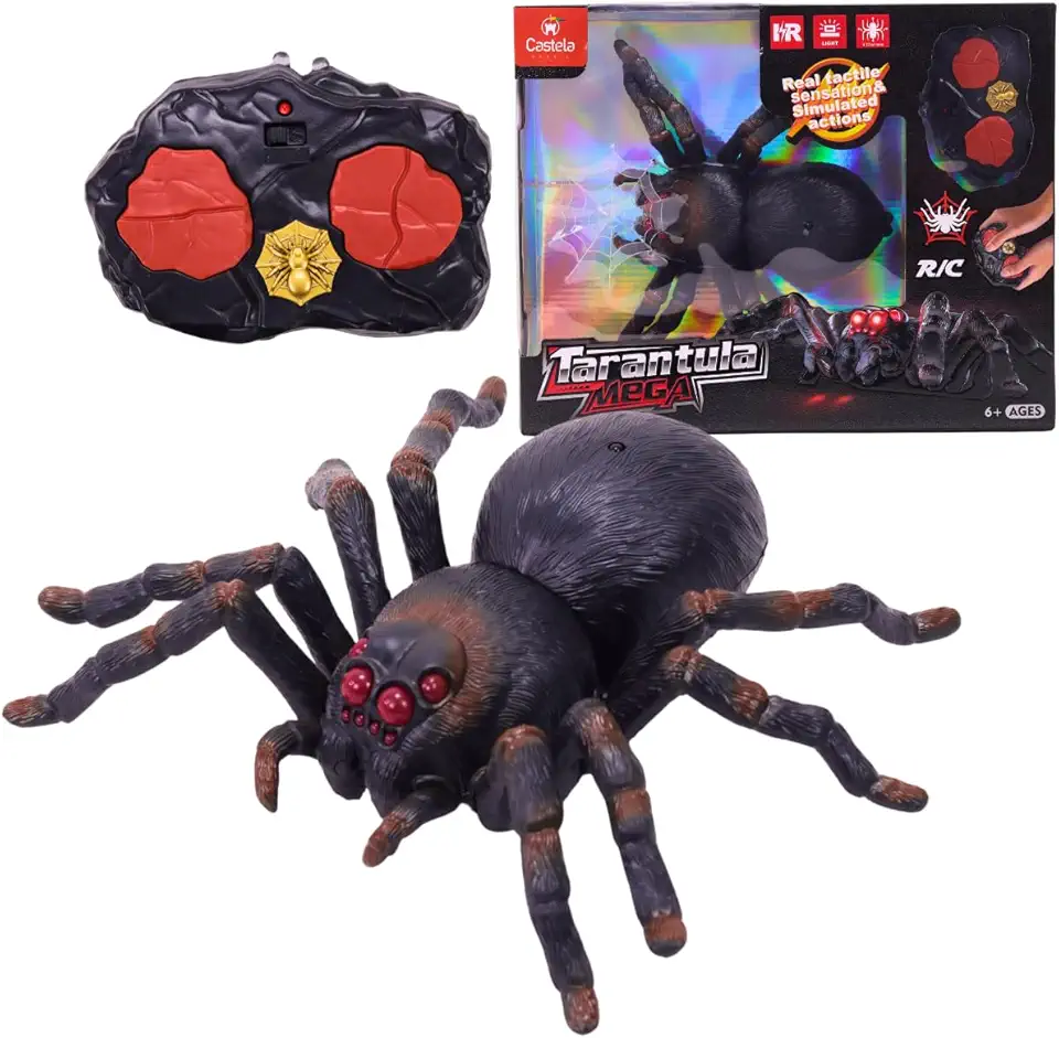 Aranha Tarantula de Controle Remoto Preta CBS0538 - Castela