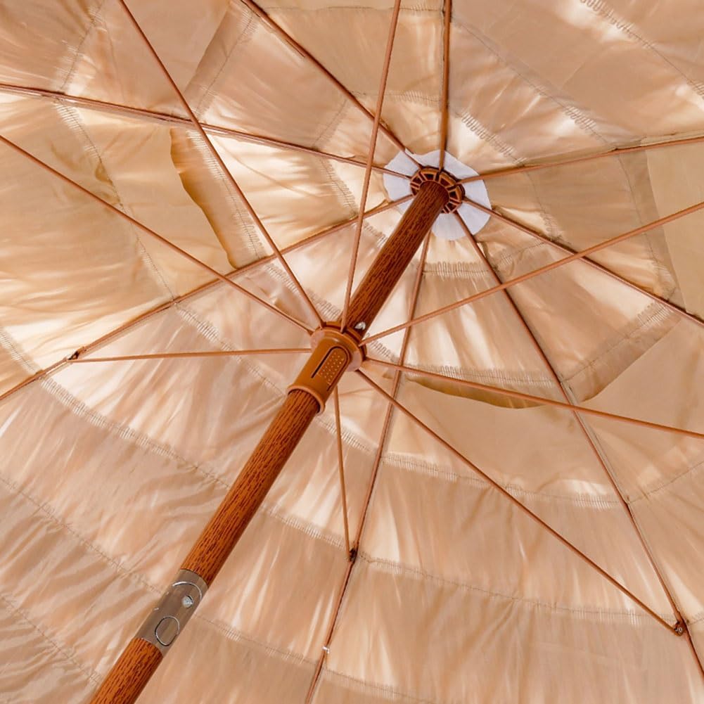 Hawaii Tiki Umbrella 5ft, 10ft Tiltable Tropical Outdoor Patio Garden Parasol, Outdoor Beach Umbrella with Carrying Bag, Portable Straw Sunshade