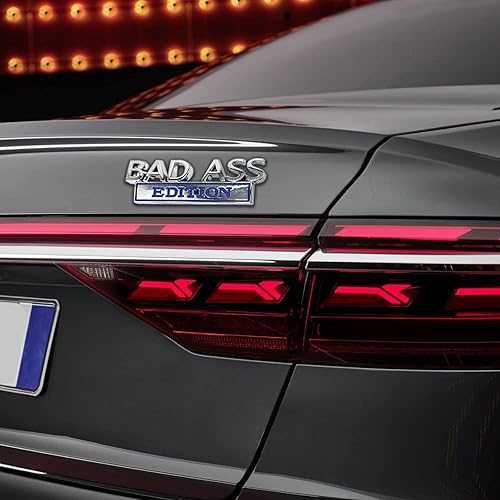 Miniatura 9 de Emblema de edición Bad Ass para automóvil, parachoques de automóvil, parachoques y puerta de maletero, calcomanía 3D, accesorios de repuesto para