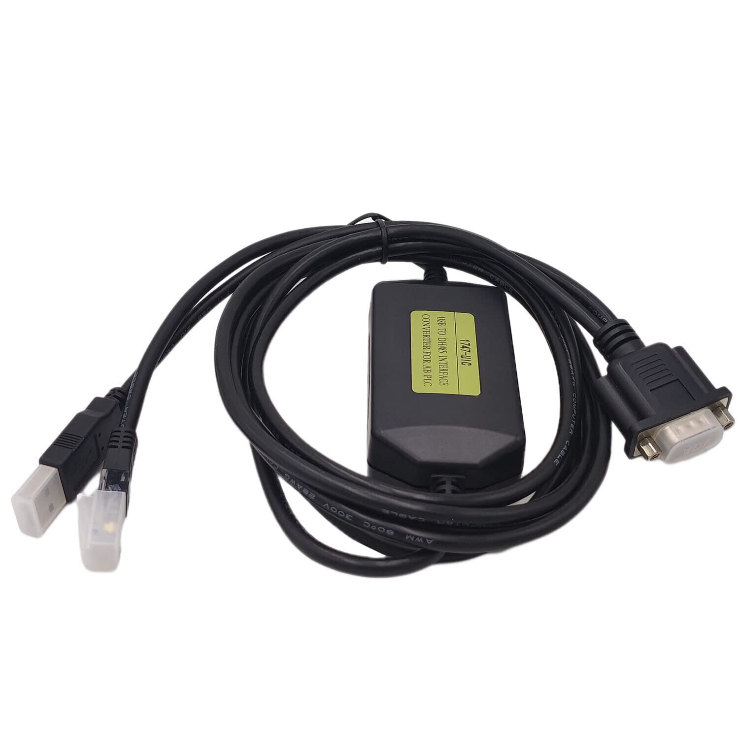 1747-UIC USB Interface Converter PLC Cable to DH-485 1747-PIC Programming Cable