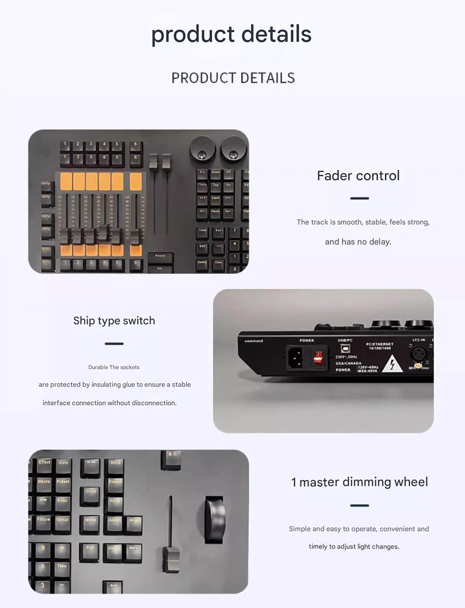 Amazon.com - 512 Console,Ma2 Command Wing Console,Lighting Mixing