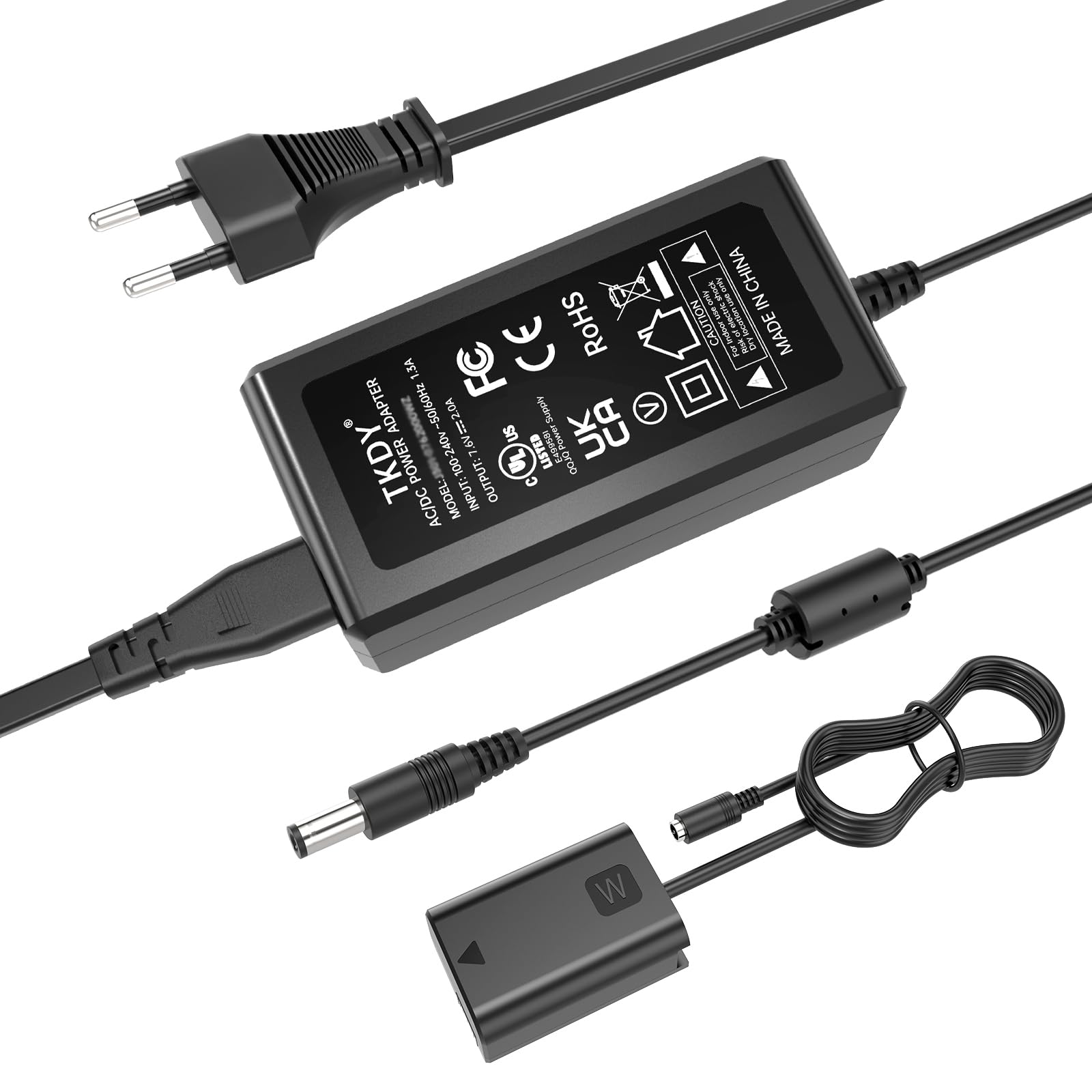 Adaptateur Secteur AC-PW20 7.6V 2A Pour Sony Alpha 3000/5000/5100/6000 - Neuf