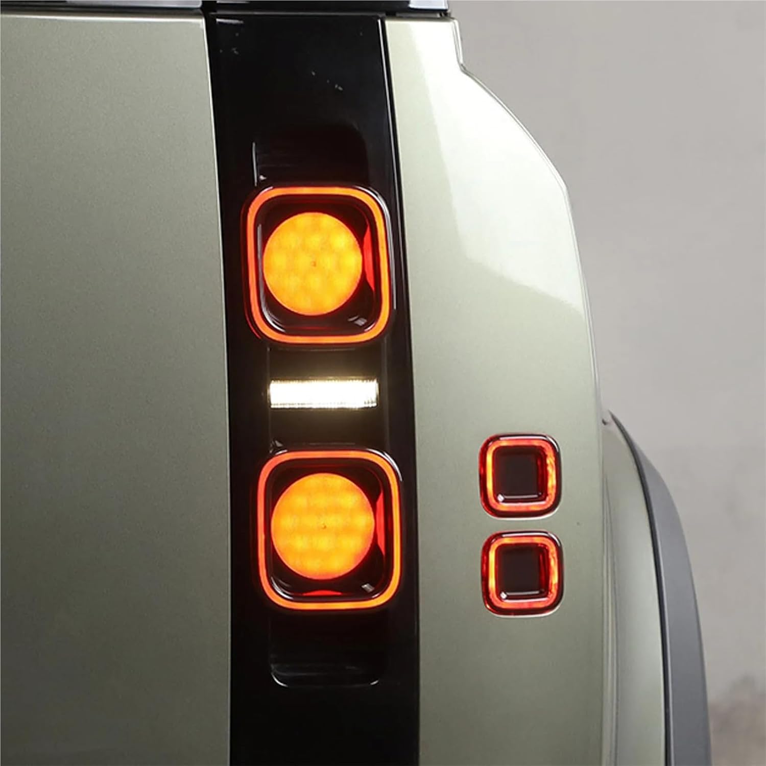Car Tail Light Cover Decorative Replacement Compatible With Defender 110 L663 2020 And Up Rear Brake Light Cover Tail Light Shade