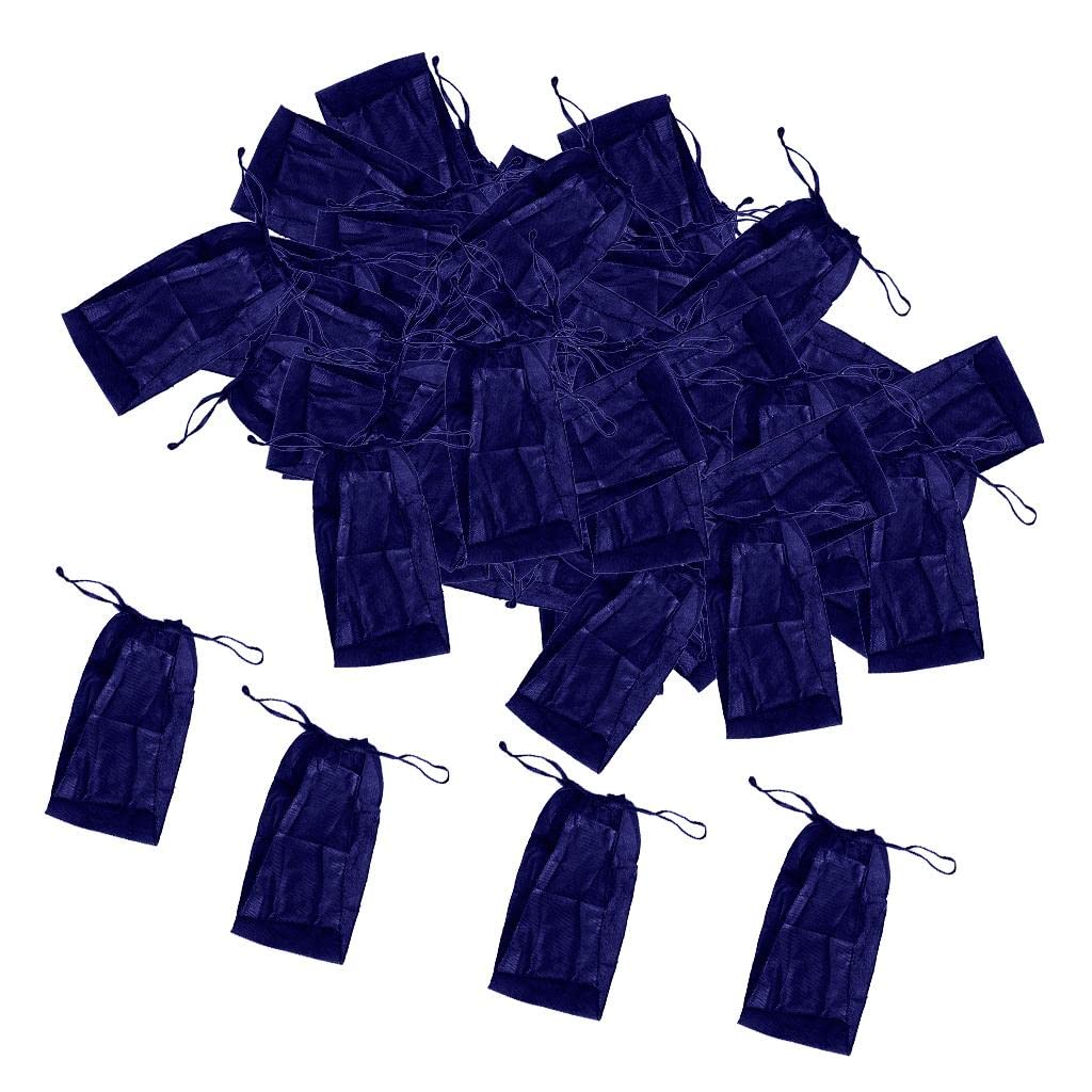 100Stk. Unisex Einweg Unterhose Unterwäsche Tanga Einwegslips Einmalslips aus Vliesstoff - Blau