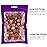 100 Pcs Resealable Mylar Bags with Frosted Clear Window Packaging Bags Foil Pouch Zipper Bag for Food Self Sealing Storage Supplies (5.51x7.87 inches, Purple)