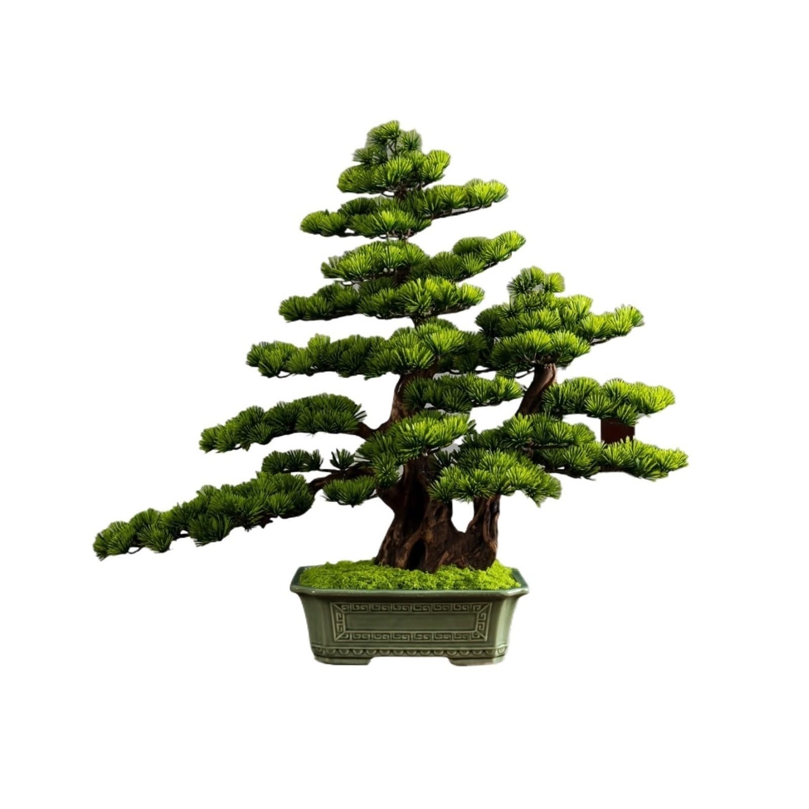 Bonsai Tree Fake Plant Potted Decor for Home, Desktop Display Home Decor