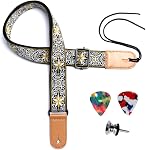 Ukulele Strap, Eyeshot Adjustable Premium Leather Ukulele Strap