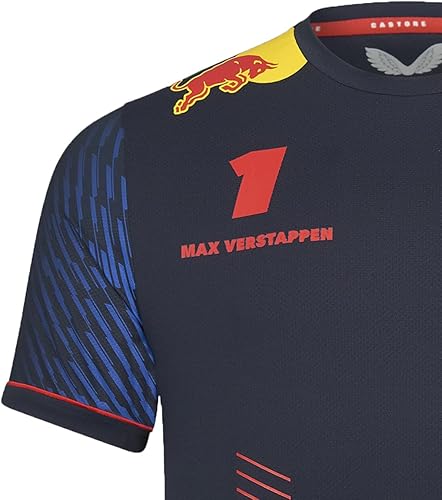 Miniatura 3 de Red Bull Racing F1 Max Verstappen Team Camiseta para hombre, Noche estrellada