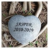 Estuche: Este es también un regalo adecuado para amigos o familiares que han perdido a un gato o un perro.Nuestra piedra de la memoria del animal doméstico es un simple pero fascinante manera de mantener su mejor amigo en su corazón y mente