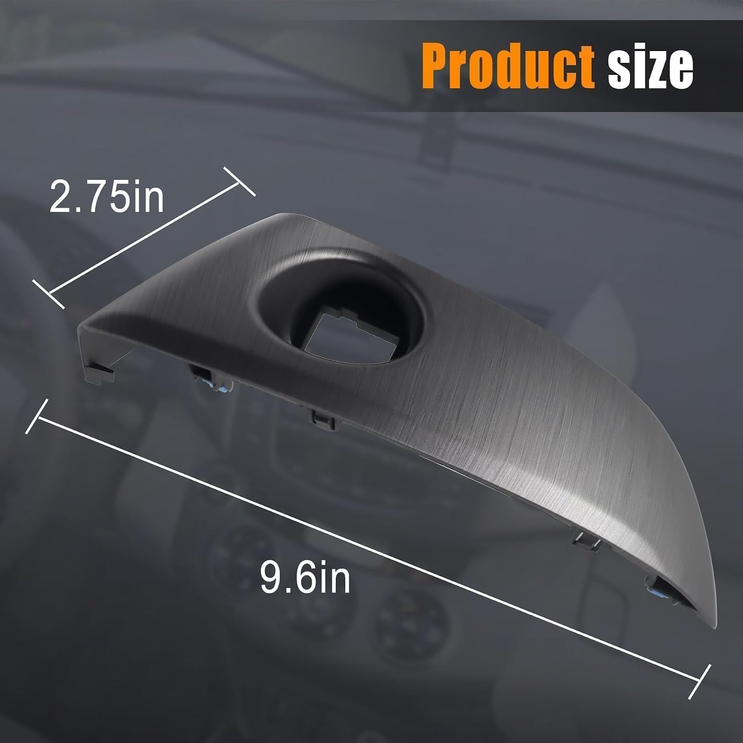55413-42070-B0 Central Dashboard Cover Strip Trim Instrument Cluster Panel Trim Compatible with Toyota RAV4 Base Limited EV Sport 2006 2007 2008 2009 2010 2011 2012 Replace 55412-42060-B0