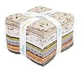 Riley Blake Designs Threads of Grace Fat Quarter Bundle by Kassidy Grace | 21 Precut Fabrics| Floral Quilting Cotton | Vintage Modern Prints | Lori Holt Inspired