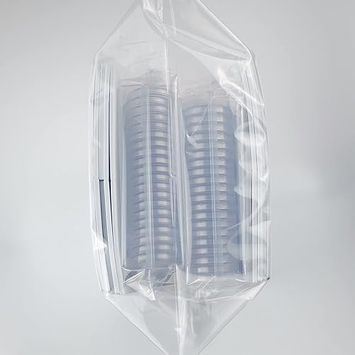 Vista 13 de FRIMOONY Paquete de 2 cápsulas de monedas de 1.181 in, con junta de espuma y caja de almacenamiento de plástico, para colección de monedas