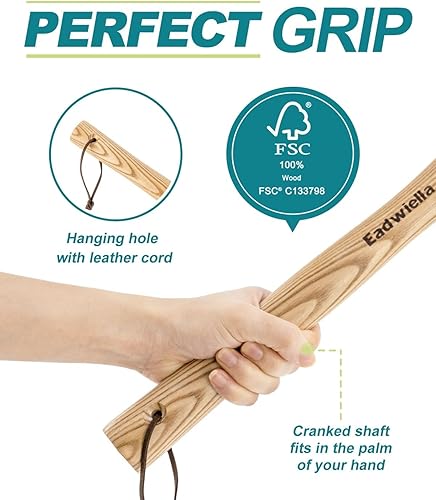 Miniatura 4 de Pick Mattock Hoe Garden Pick Herramienta de azada de plantación de hacha de 15 pulgadas con mango de madera dura para excavar, aflojar, zanjas,