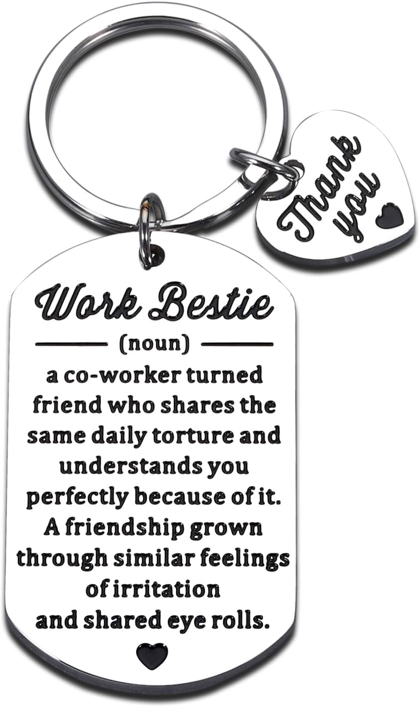 Galentine's Day Gifts for Coworkers, Work Besties Gifts Cute Keychain, Coworker Leaving Gifts Women, Coworker Gifts for Women, Boss Lady Gifts, Appreciation Gifts, Coworkers Farewell Gifts Keychain