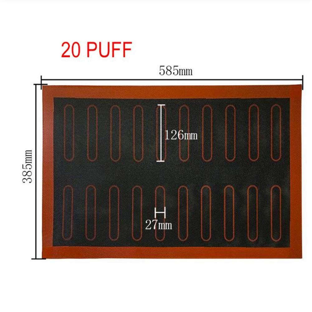 Tappetino In Silicone Per Pasticceria 385x585mm - Antiaderente Per Éclair, Macaron, Biscotti - 2