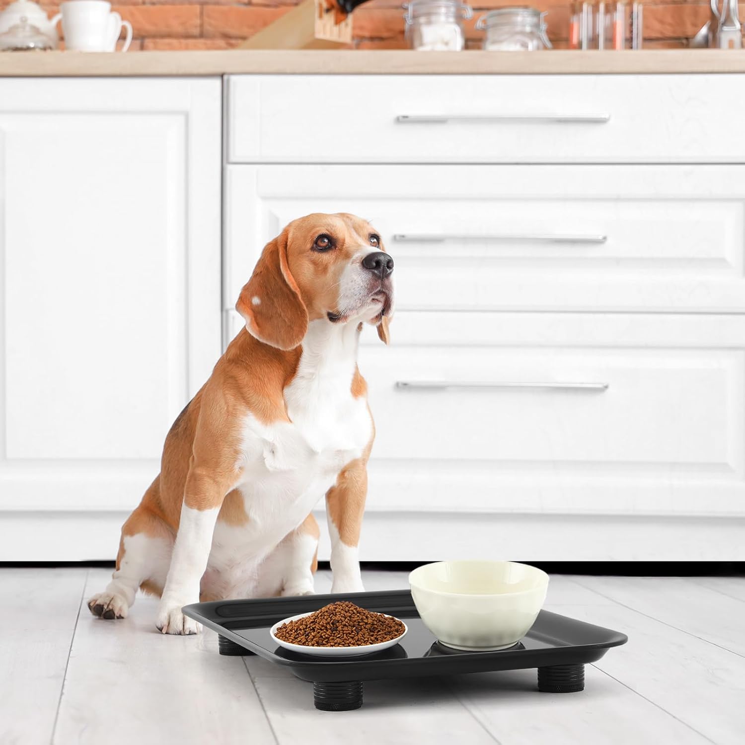 Marsui Ant Proof Cat Dog Bowl Tray - Waterless, Height Adjustable Legs for Pet Neck Comfort No Pest Pet Food Feeding Station, Kitchen Sweets & Trash Ant Barrier(23mm-37mm) - Image 4