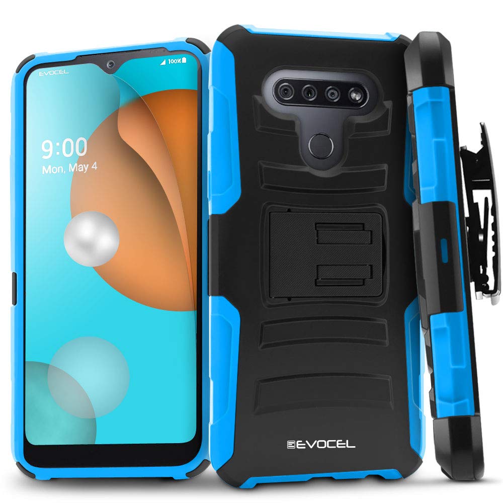 Amazon.com: Evocel Generation Series Phone Case Compatible with LG K51 with  HD Screen Protector and Belt Clip Holster, Blue : Cell Phones & Accessories