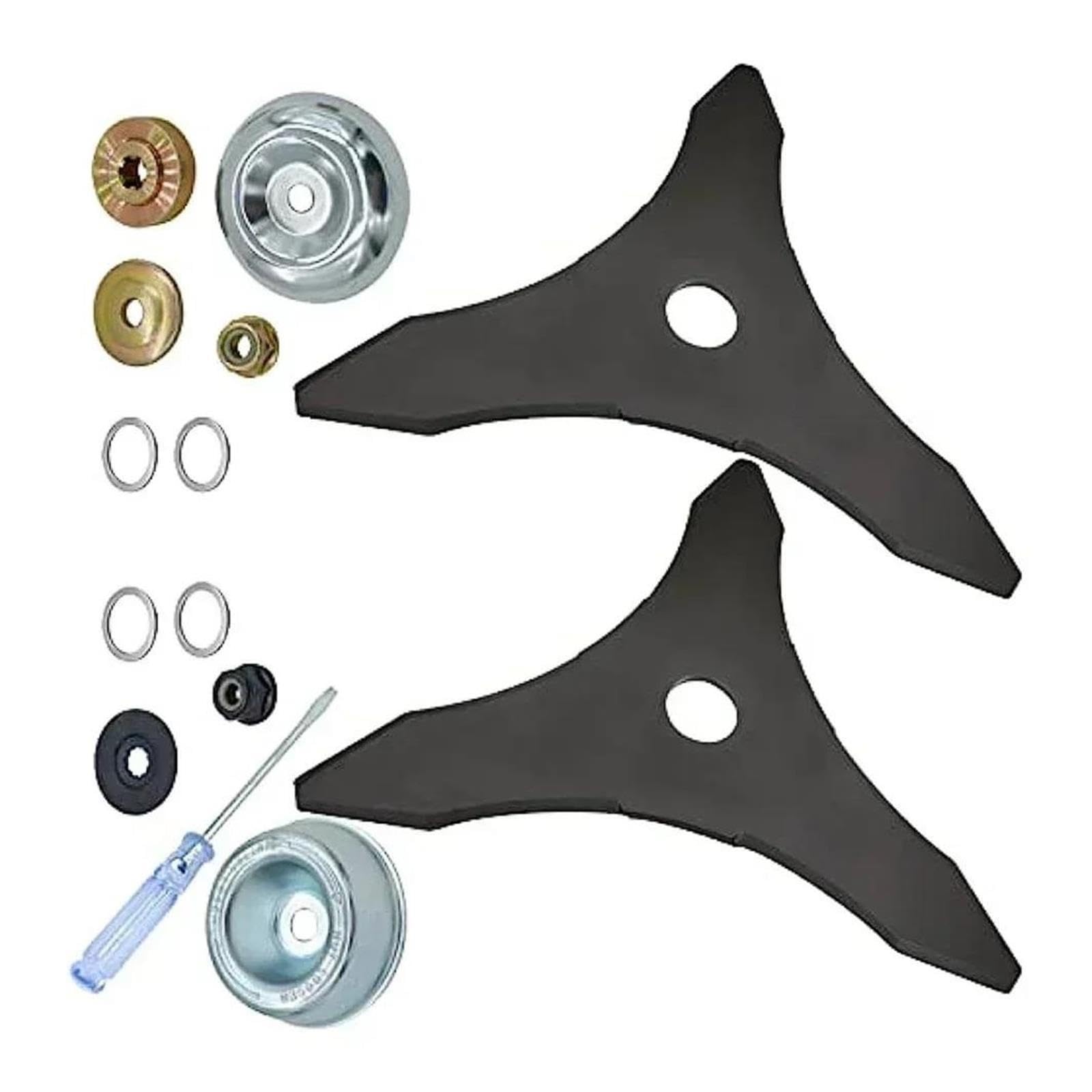 Teeth Carbon Steel Brush Cutter Blades,Compatible For Husqvarna,Compatible For Stihl,Grass Eater Trimmer Blade 10" X3 Lawn Mower Blade