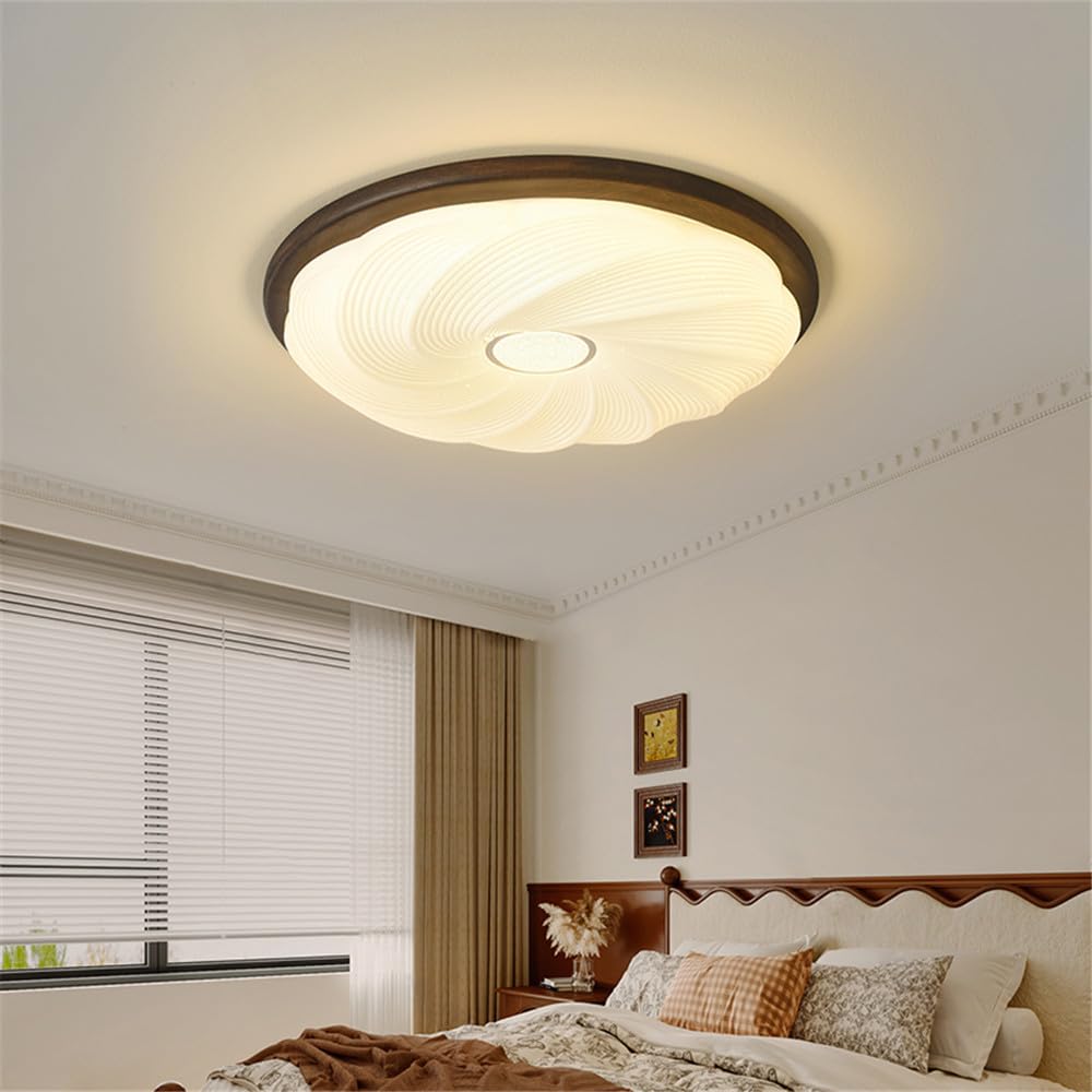 KXEcoLife Nordic LED Ceiling Lamp Contemporary Simplicity Art Living Room Restaurant Bedroom Study Children's Corridor Balcony Lights (3803A D53CM)