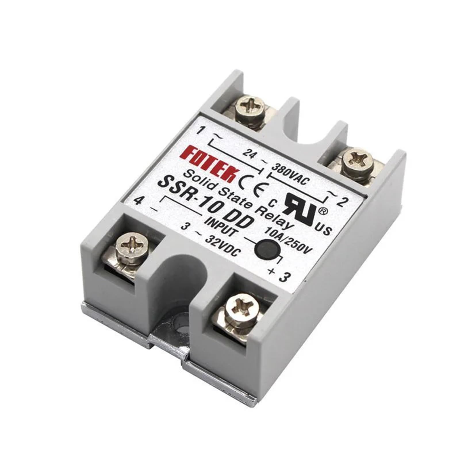 1 pz Modulo Relè A Stato Solido 3-32 V SSR-10VA SSR-25VA SSR-40VA 10A 25A 40A Relais Regolatore 24-380VAC Uscita(SSR-40VA)