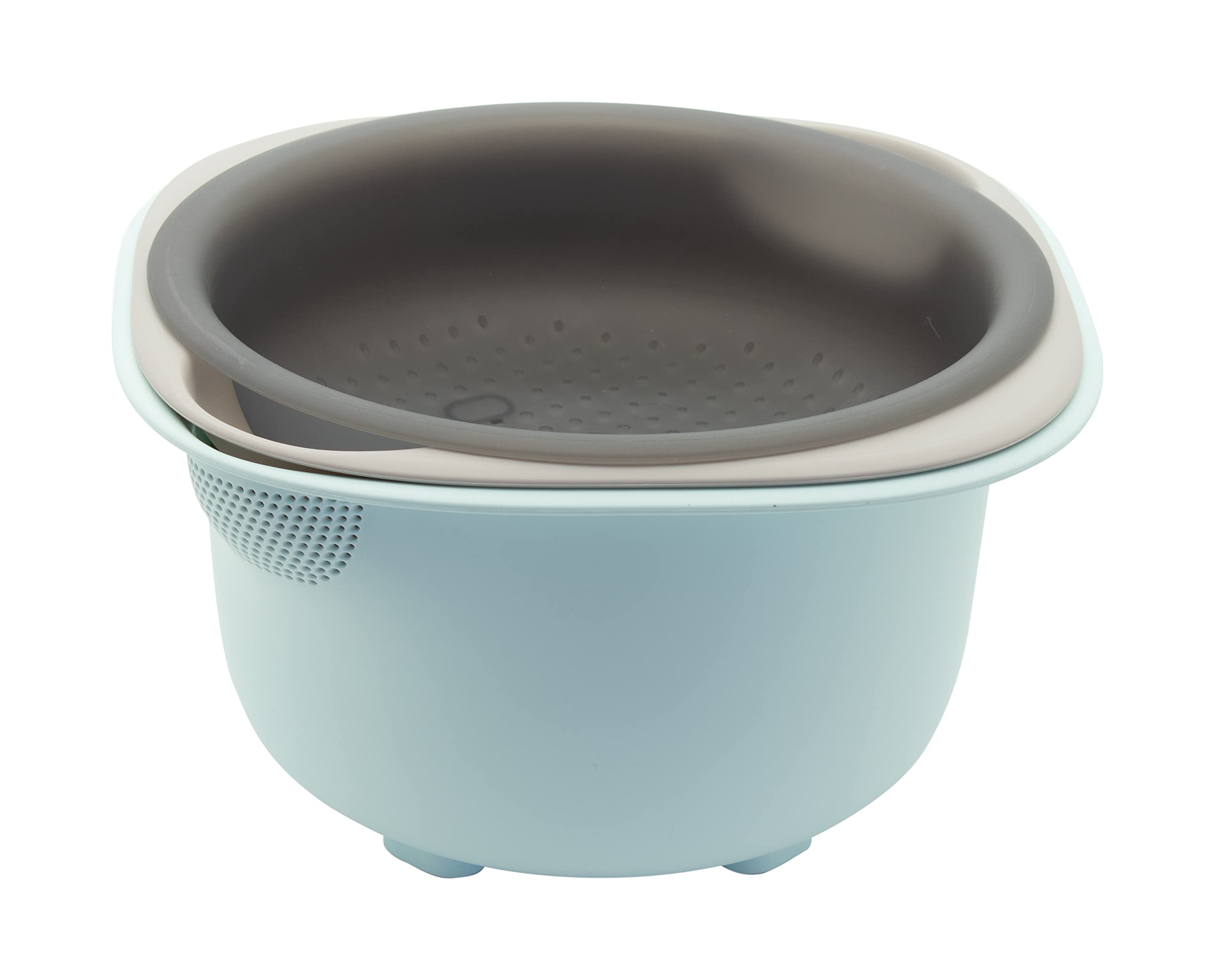 Acciaio Inossidabile Che Cucina Vaso Con Il Coperchio Di Vetro Isolato