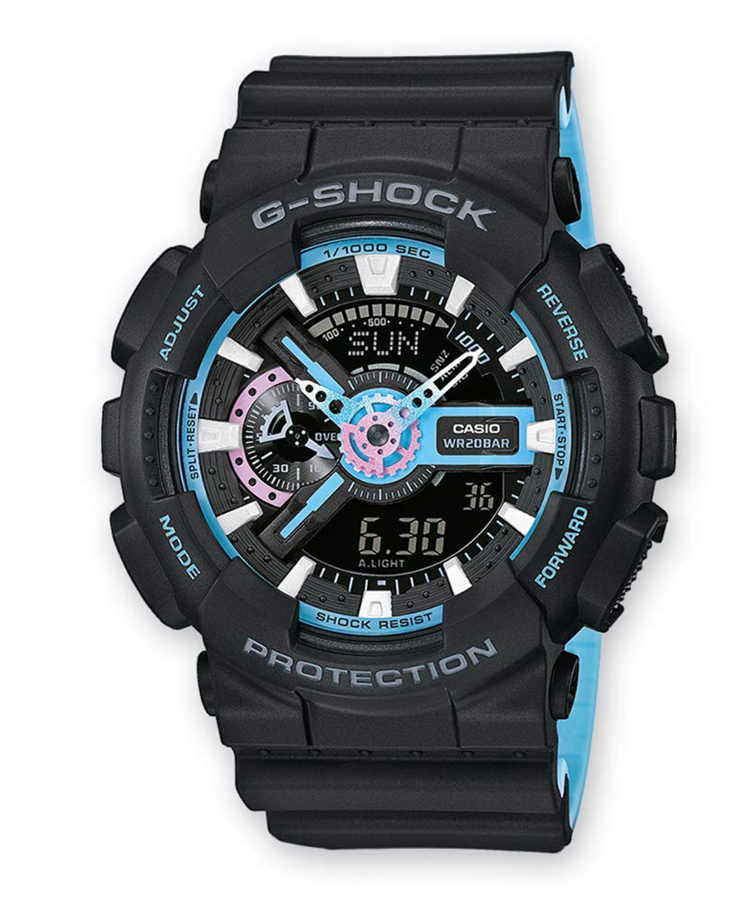 CASIO Herren Armbanduhr Analog-Digital Quarz Harz GA-110PC-1AER