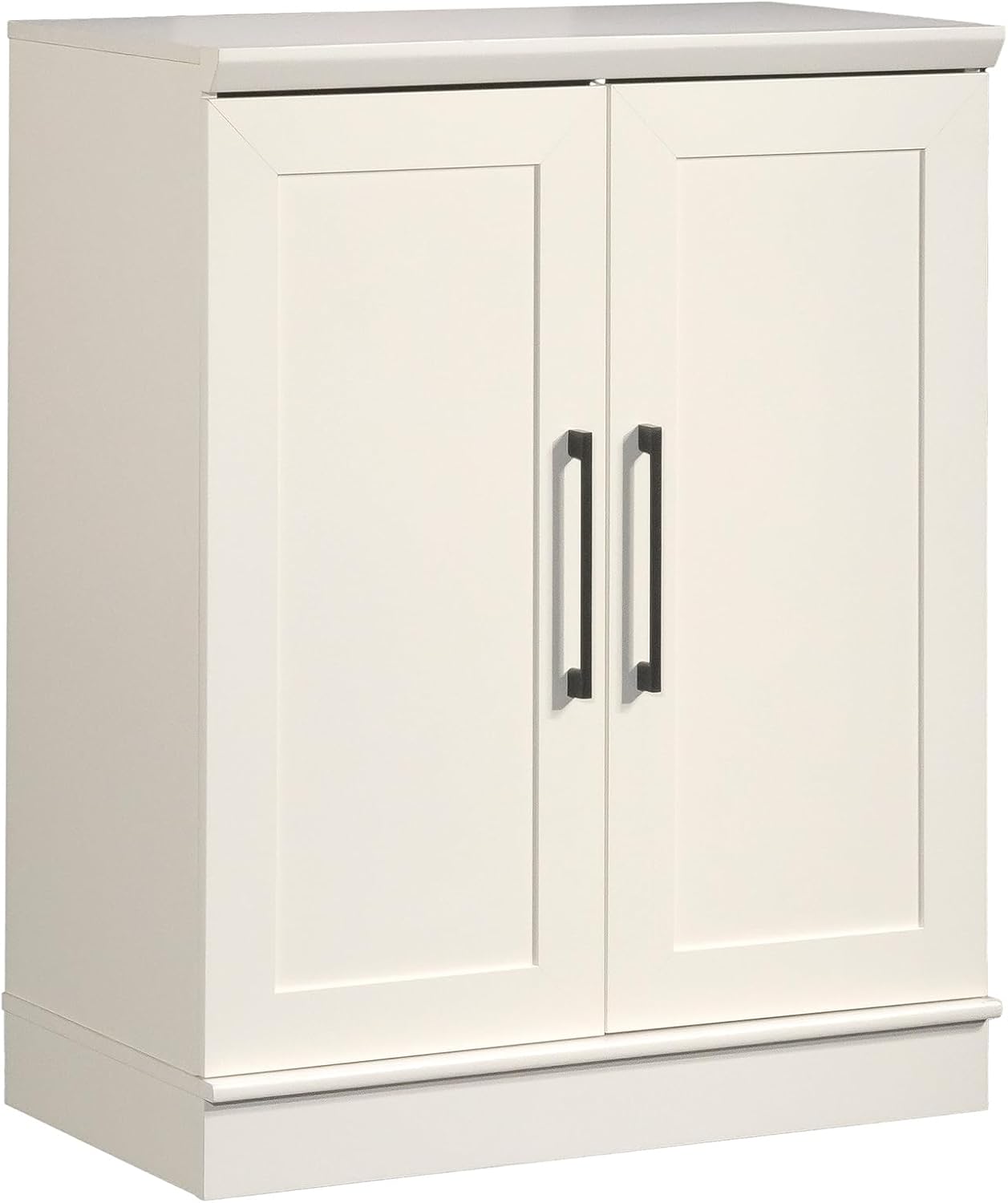 HomePlus Small Kitchen Pantry Storage Cabinet with Adjustable Shelves, Laundry Bathroom Storage Cabinet, Soft White Finish