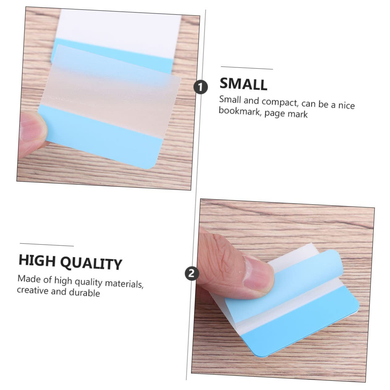 Artibetter 9sets Adesive Indicatore Per Pagine Linguette Indicizzate Reposition-able Semi-trasparenti