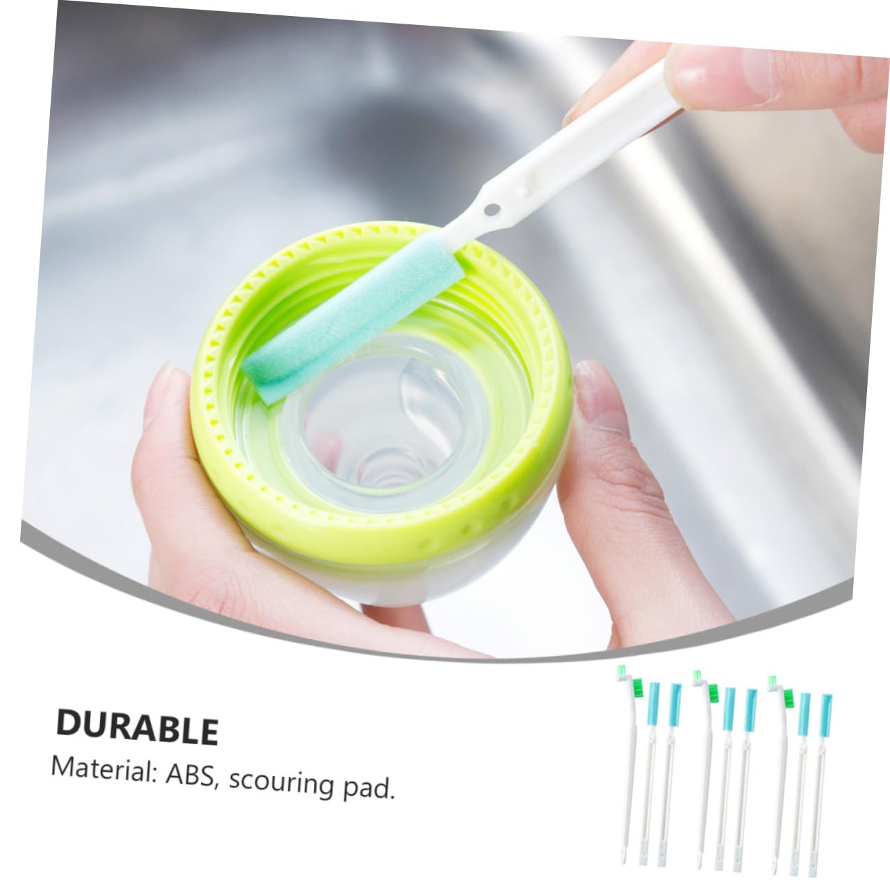 HAPINARY 9pcs Cup Brush Household Cleaner Bottle Cleaning Brush Bottle Cleaner Brush Jewerly Cleaner Straw Cleaning Brush Jewlry Cleaner Sink Cleaner Straw Water Cleaner Scouring Pad