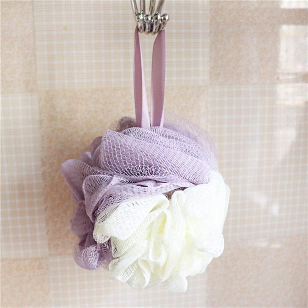 Ręcznik złuszczający Myjka Szczotka do ciała Gąbka do ciała Gąbka pod prysznic Loofah Gąbka do kąpieli Pufa Mesh Ball Złuszczające rękawiczki złuszczające Premium Scrubber (kolor: A) (C)