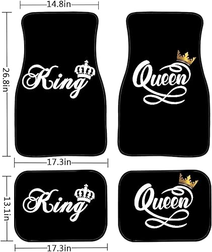 Miniatura 7 de King Queen - Tapetes con estampado de gato para mujeres y hombres, alfombra antideslizante adecuada para todo tipo de clima, protector de
