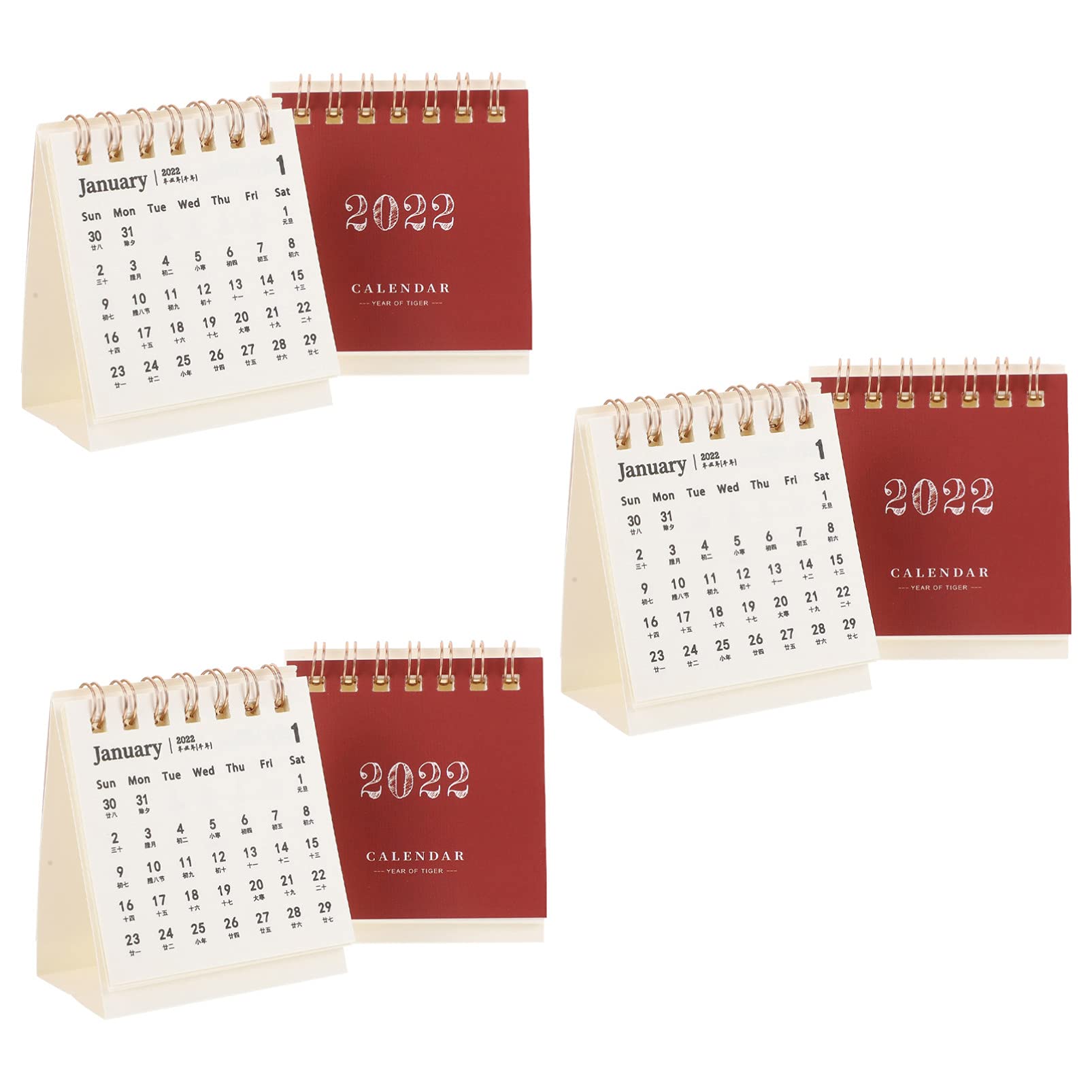 48 pezzi 2022 calendario decorazione da scrivania decorazione per sala da pranzo per tavolo in piedi 2022 planner mensile scrivania planner 2022 cavalletto da scrivania mini cavalletto mini