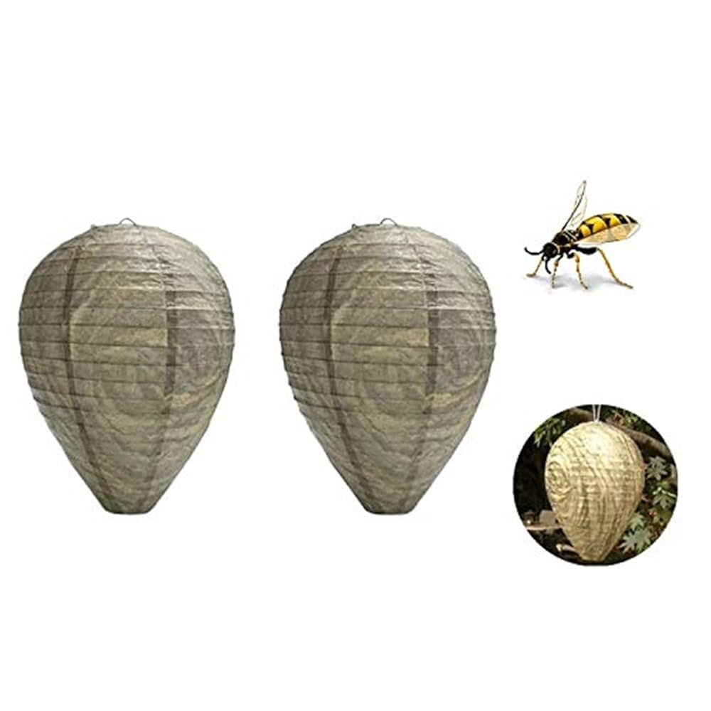 蜂の巣 Amazon | Caomei ハチの巣 抑止力のある偽の生地のハチの巣 模造