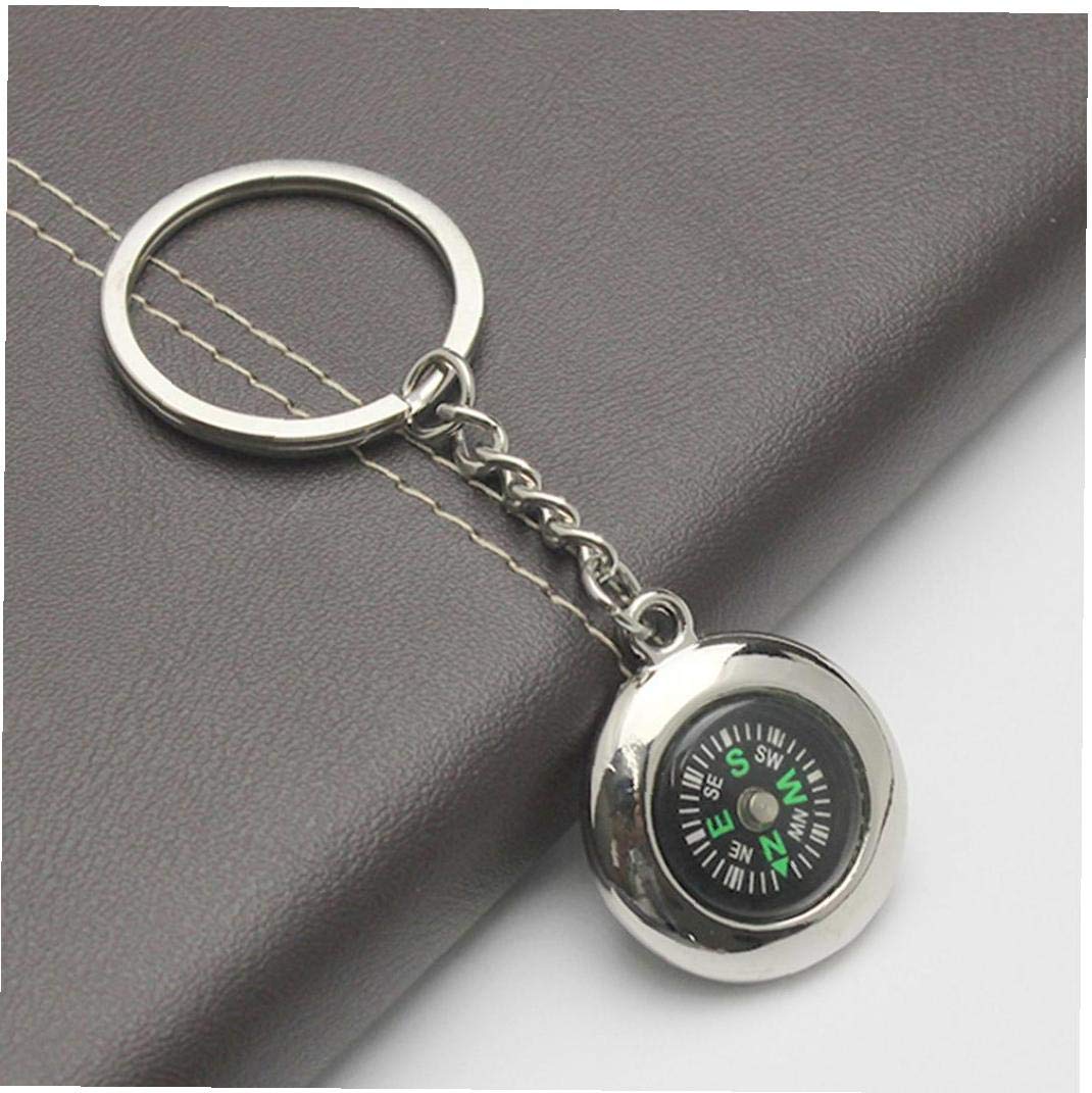 10 Bussole Da Campeggio Con Moschettone - Compass Portachiavi Multicolore Per Escursionismo