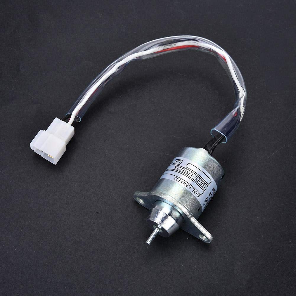 1503ES-12S5SUC5S 12 V Válvula solenoide de apagado de corte, Accesorios de excavadora de aptos para la válvula solenoide de cierre