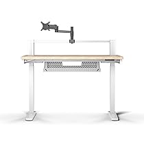 CORSAIR Platform:4 Elevate – 120 cm x 76 cm, Altezza Regolabile, Scrivania Elettrica per Computer da Gioco in Piedi, Preimpostazioni di Memoria, Supporto per Monitor Incluso – Mordente di Pino Bianco