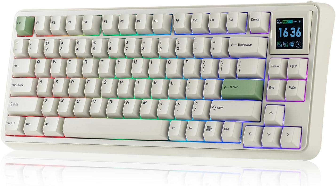 RT75 75% Mechanical Keyboard with Detachable Smart Screen