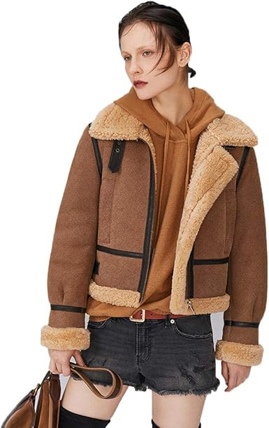 sheepskin coat amazon