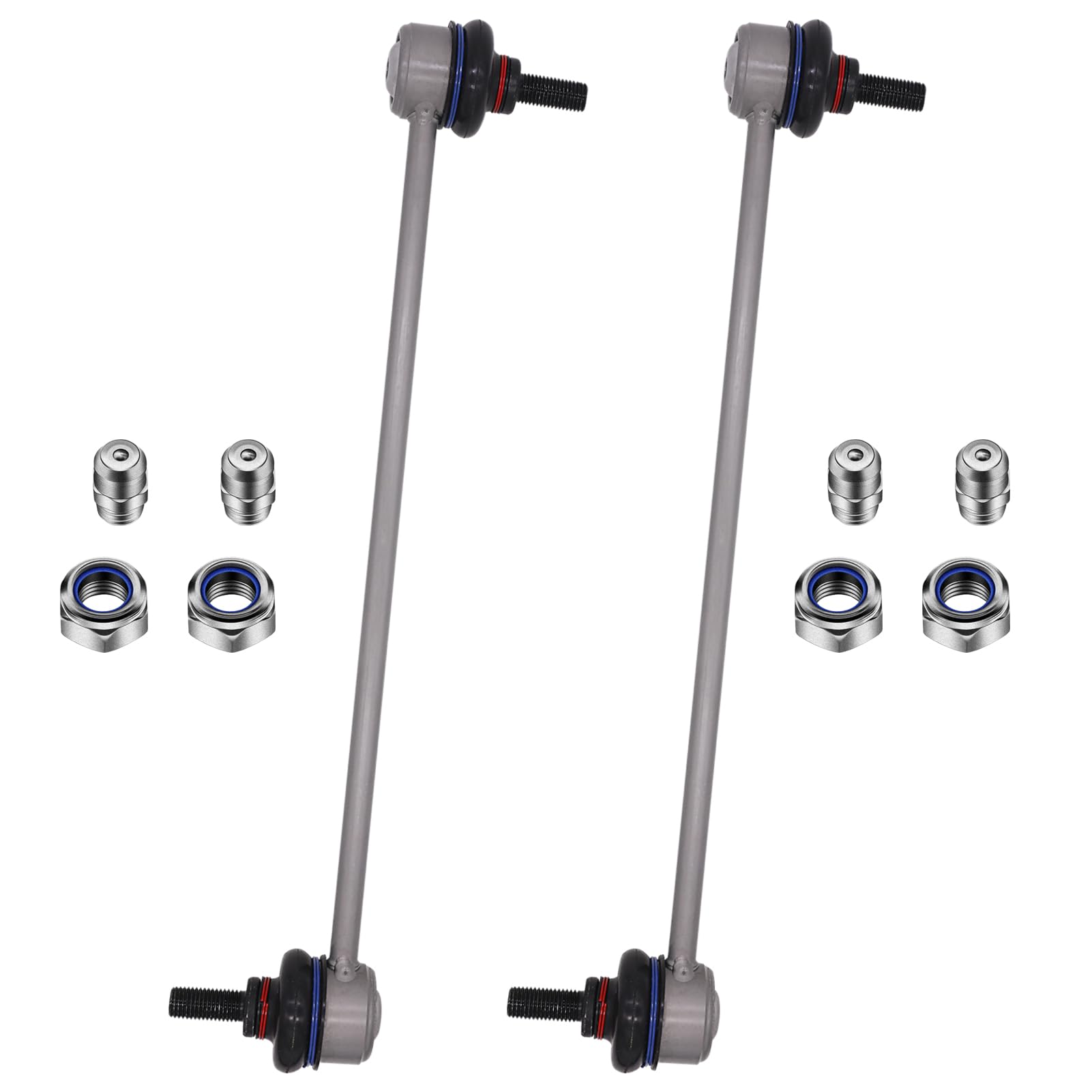 Lithops K750554 Zinc-Nickel Alloy Front Stabilizer Sway Bar Links Greaseable For Mazda 3 Volvo Ford C-Max/Escape/Focus/Transit Connect Left+Right(Side) 2Pcs