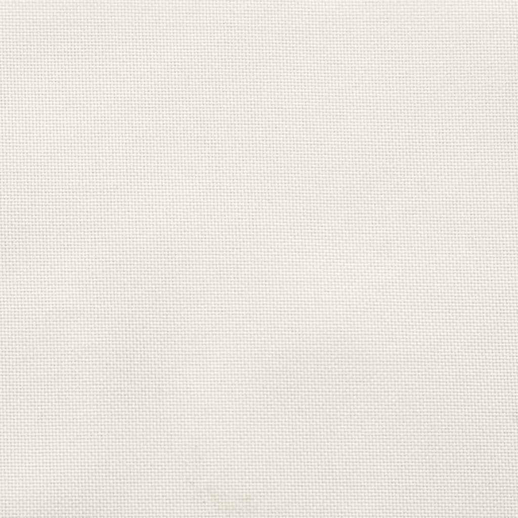 Cuscino per Lettino Prendisole Crema Mélange in Tessuto 100% Poliestere 186x58x4cm con Imbottitura in Fibra di Schiuma Antiscivolo Lavabile per Giardino Esterno Interno Comfort Ergonomico