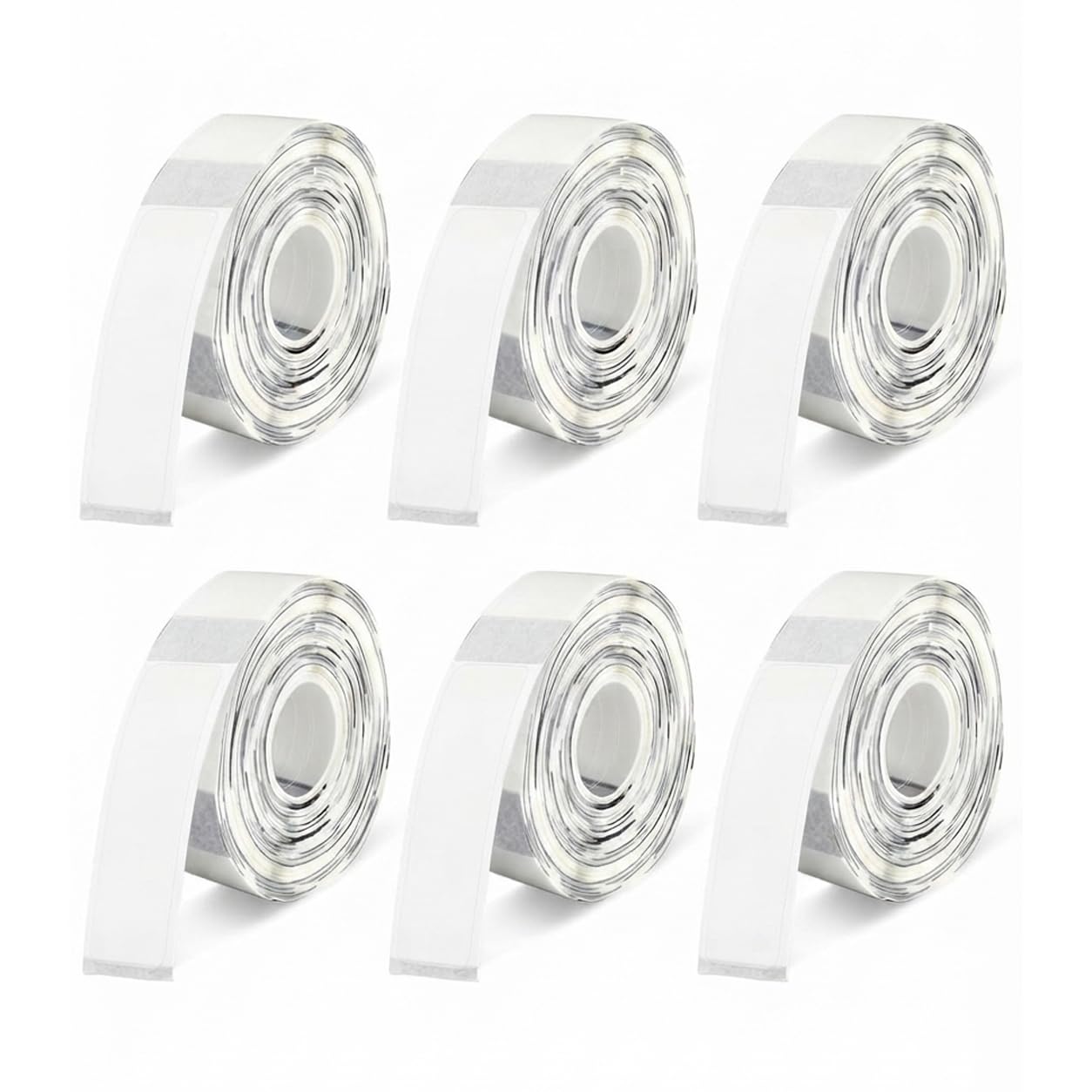 LYNROW Clear Label Tape 12x40mm,960pcs 6Roll for D30
