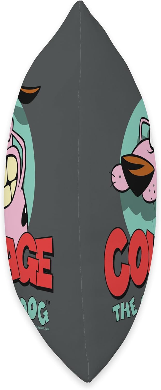 Courage the Cowardly Dog Courage Throw Pillow